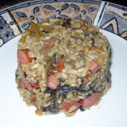 Saskatchewan Wild Rice With Mushrooms and Bacon