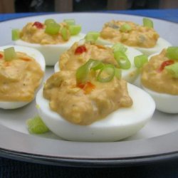 Sriracha Deviled Eggs