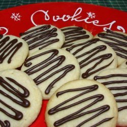 Chocolate-Drizzled Shortbread