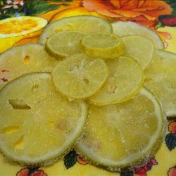 Candied Lime Slices