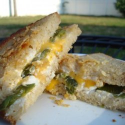 Jalapeno Popper Grilled Cheese Sandwich