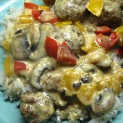 Italian Meatballs With Peppers