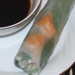 Sweet Gingered Prawn Rolls