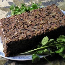 Vegan Holiday Lentil Loaf