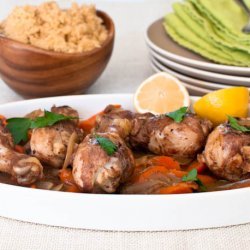 Moroccan Spiced Chicken with Lemon and Carrots