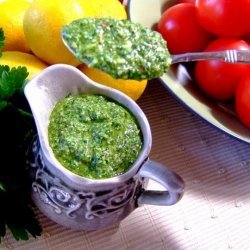 Parsley Pesto (Useful for Many Dishes!)