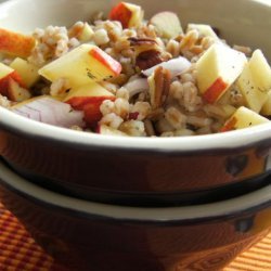 Farro, Apple and Pecan Salad