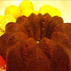 Rum-doused Lemon Poppy-Seed Cake