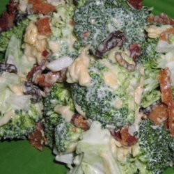 Broccoli, Bacon and Cheese Salad