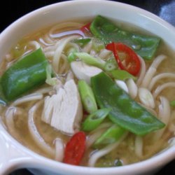 Chicken and Noodle Miso Soup