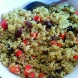 Black Bean & Quinoa Salad With Cilantro Lime Vinaigrette