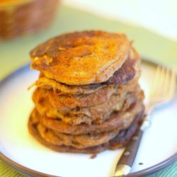 Pumpkin Pancakes with Cider Sauce