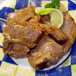 Marinated Lemon, Thyme and Garlic Lamb Chops