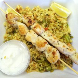 Mediterranean Chicken and Rice Pilaf