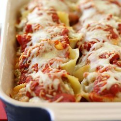 Turkey and Artichoke Stuffed Shells With Arrabbiata Sauce