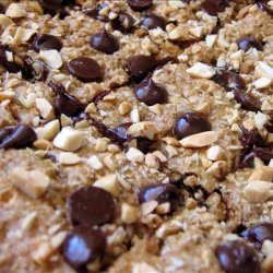 Lower-Fat Peanut Chocolate Chip Trail Bars