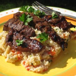 Moroccan Beef With Honey Spice Couscous