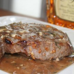 Flank Steak With Whiskey Sauce