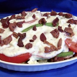 Two Cheese Green Beans & Tomatoes -- Hot or Cold