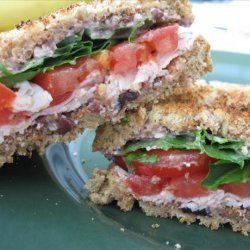 Garden Turkey Sandwich With Lemon Mayo