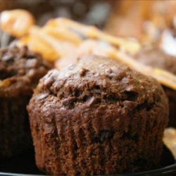 Cocoa Applesauce-Raisin Muffins