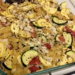 Baked Ziti and Summer Vegetables