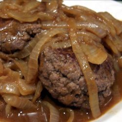 Smothered Ground Sirloin Steak with Adobo Gravy