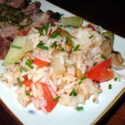 Rice With Chayote (Fritanga)