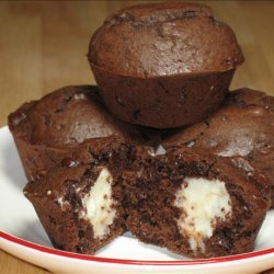 Chocolate Cheesecake Muffins