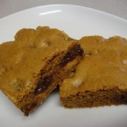 Chocolate Peanut Butter Blondies