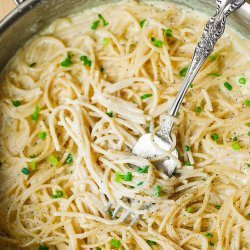 Spaghetti with Four Cheeses