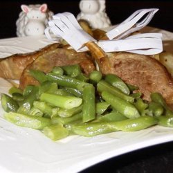 Honey & Mustard Lamb Cutlets With Baby Chats