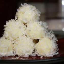 White Chocolate Limoncello Truffles
