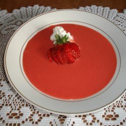 Strawberry Yogurt Soup