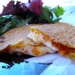 Gluten Free Pepperoni Pizza Quesadilla