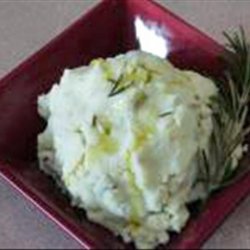 Rosemary , Roasted Garlic, Cheese, Mashed Potatoes