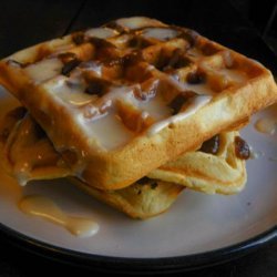 Cinnamon Roll Waffles