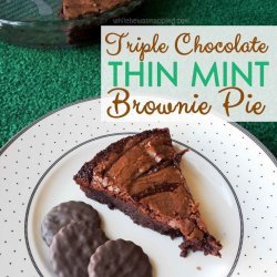 Triple Chocolate Brownie Pie