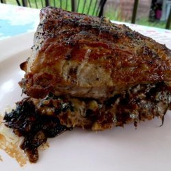 Pork Tenderloin Stuffed With Brie and Mushrooms