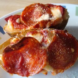 Pizza Stuffed Potatoes (Twice Baked)