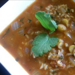 Tomato and Chickpea Soup (Hasa Tamata Ma' Hummus)