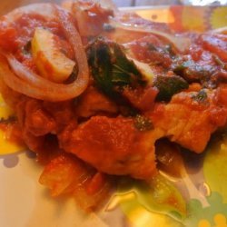 Moroccan Fish With Lemon and Tomatoes