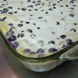 Blueberry Sour Cream Kuchen Bars