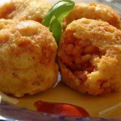 Marra's Fried Tomato and Mozzarella Arancini