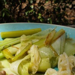 Sauteed Leeks in Lemon Dill Butter