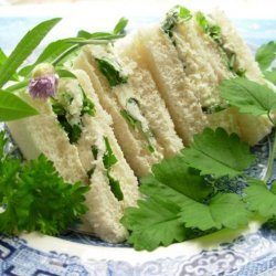 Herb Cheese Tea Sandwiches