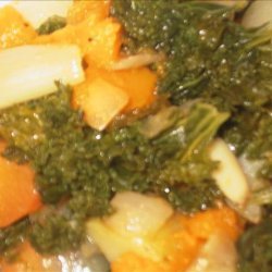 Roasted Vegetables With Kale