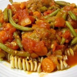 Meatballs Casserole With Green Beans