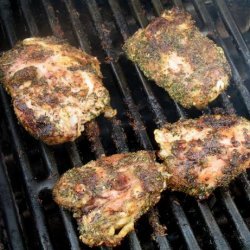 Grilled Herbed Chicken Thighs