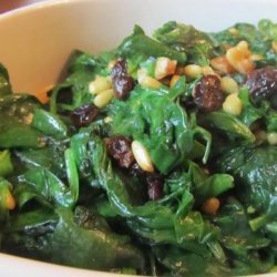 Spinach With Pine Nuts